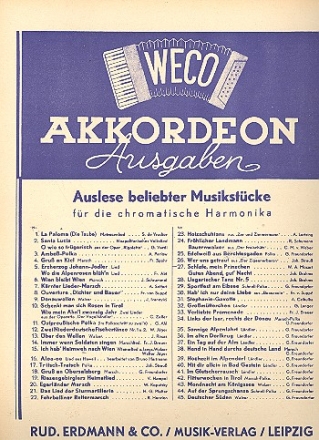 Schlafe mein Prinzchen (Mozart)  und Wiegenlied (Brahms) fr Akkordeon