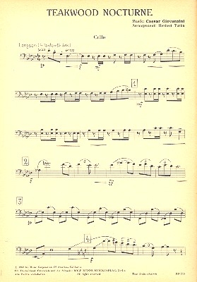 Teakwood Nocturne  und  Melodie de minuit: fr Salonorchester Ergnzungsstimmen