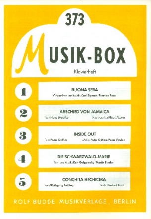 Musik Box Klavierheft Band 373  