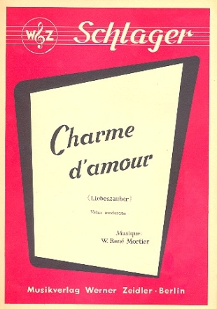 Charme d'Amour: Einzelausgabe fr Klavier