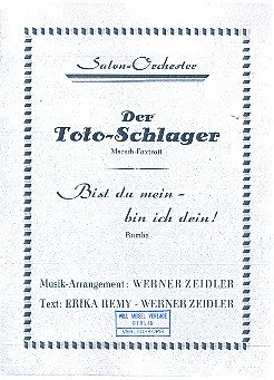 Der Toto-Schlager und Dubist mein ich bin dein fr Salonorchester