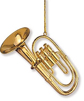 Anhnger Tuba Christbaumschmuck 11,40 cm