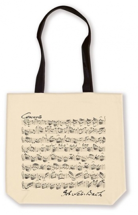 Tragetasche Bach natur lange Griffe 43 x40cm + Henkel