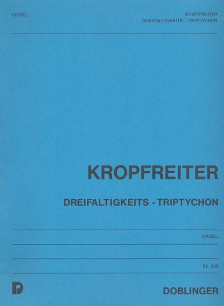 Dreifaltigkeits-Triptychon fr Orgel