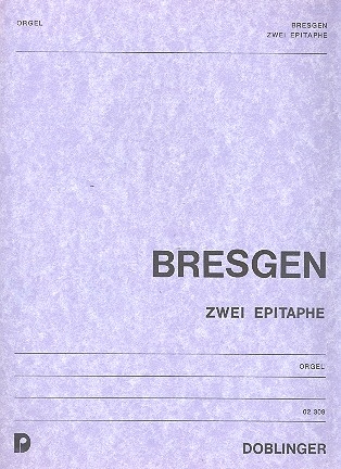 2 Epitaphe fr Orgel