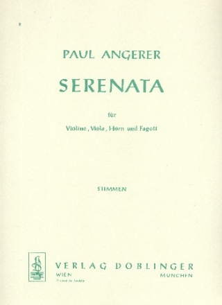 Serenata fr Violine, Viola, Horn und Fagott Stimmen