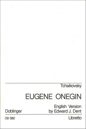 TSCHAIKOWSKY Pe Eugen Onegin