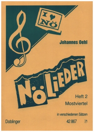 Niedersterreich-Lieder Band 2 - Mostviertel Liederbuch