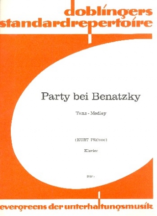 Party bei Benatzky (Medley) fr Klavier