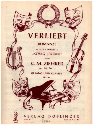 Verliebt op.319 Nr.1 fr Gesang und Klavier