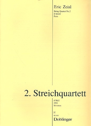 Streichquartett d-Moll Nr.2 Stimmen