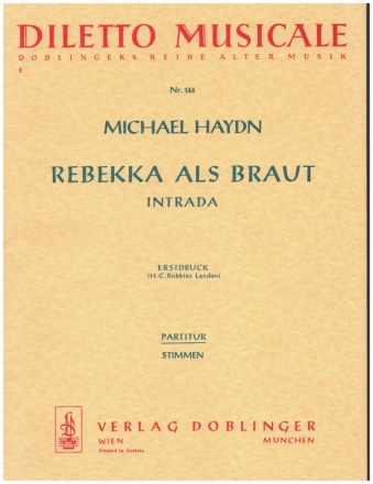 Rebecca als Braut - Intrada fr Orchester Partitur