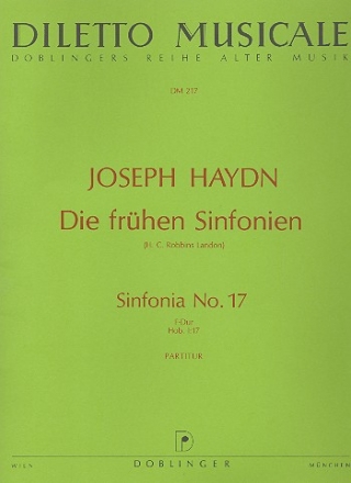Sinfonia F-Dur Hob.I:17 fr Orchester Partitur
