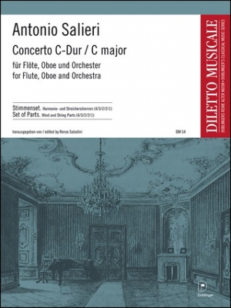 Concerto C-Dur fr Flte, Oboe und Orchester Stimmenset  (4-3-2-2-1)