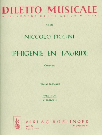 Ouvertre zu Iphigenie en Tauride fr Orchester Partitur