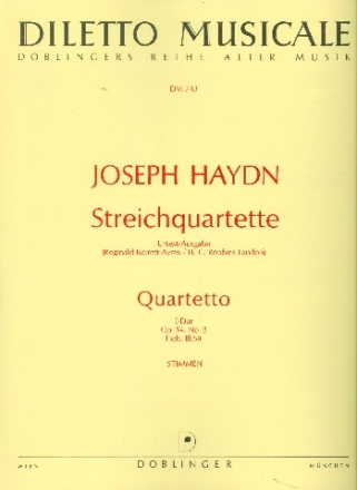 Streichquartett E-Dur op.54,3  Stimmen