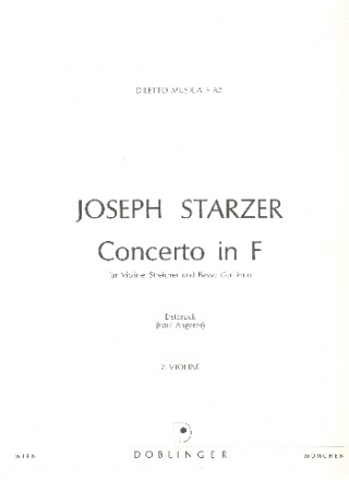 Konzert F-Dur fr Violine, Streicher und Bc Violine 2