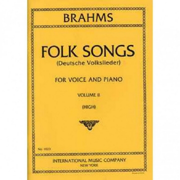 42 Folk Songs Vol.2 hohe Stimme und Klavier Partitur