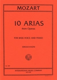 10 Arias Bass Singstimme und Klavier Partitur (zugleich Spielpartitur)