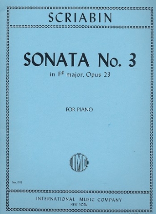 Sonata in F Sharp Major no.3 op.23 for piano