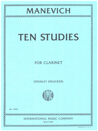 10 studies for clarinet
