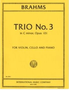 Trio no.3 c minor op.1 for violin, cello and piano