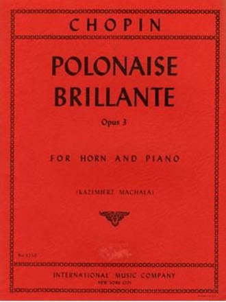 Polonaise Brillante op.3 for horn and piano