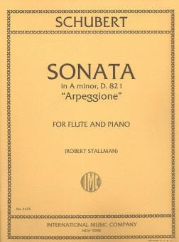 Arpeggione Sonata a minor for flute and piano
