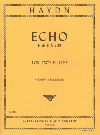 Haydn, Joseph - Echo for 2 flutes