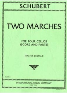Two Marches for 4 cellos score and parts