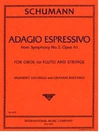 Adagio exressivo op.61 for oboe and string quartet parts