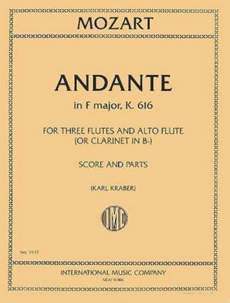 Andante in F Major  KV 616 3 Flten und Altflte oder B-Klarinette