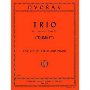 Trio E Min op.90 (Dumky) for violin, cello and piano
