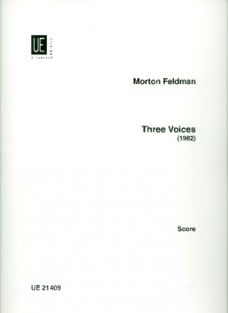 3 Voices für Mezzosopran und Tonband oder für 3 Stimmen Partitur