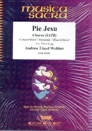 Pie Jesu f�r gem Chor und Blasorchester Partitur, 20 Chorpartituren und Stimmen