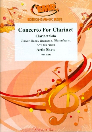 Concerto For Clarinet fr Klarinette und Blasorchester Partitur und Stimmen