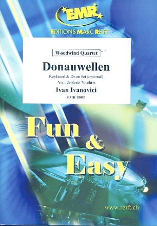 Donauwellen f�r 4 Holzbl�ser (Keyboard und Percussion ad lib) Partitur und Stimmen
