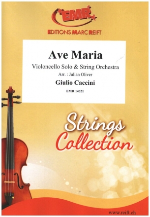 Ave Maria for violoncello and string orchestra score and parts