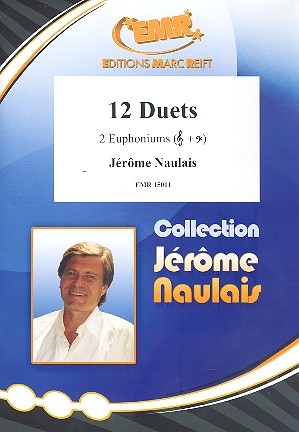 12 Duets for 2 euphoniums 3 scores (treble clef and bass clef)