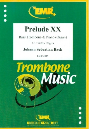 Prelude no.20 BWV865 for bass trombone and piano (organ)