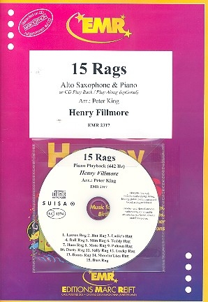 15 Rags (+CD) fr Altsaxophon und Klavier