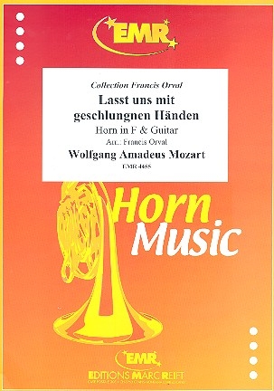 Lasst uns mit geschlungnen H�nden f�r Horn und Gitarre 2 Spielpartituren