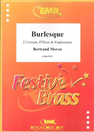 Burlesque for 2 cornets, horn in Eb and euphonium score and parts
