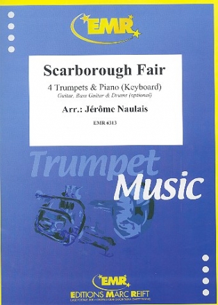 Scarborough Fair: f�r 4 Trompeten und Klavier (Keyboard) (Percussion ad lib) Partitur und Stimmen
