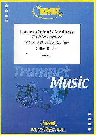 Harley Quinn's Madness fr Kornett (Trompete) und Klavier