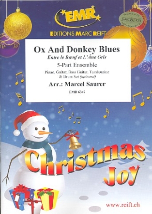 Ox and Donkey Blues for 5-part ensemble (rhythm group ad lib) score and parts