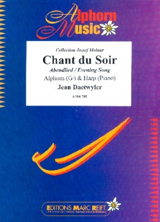 Chant du Soir for Alphorn in Gb and harp (piano)