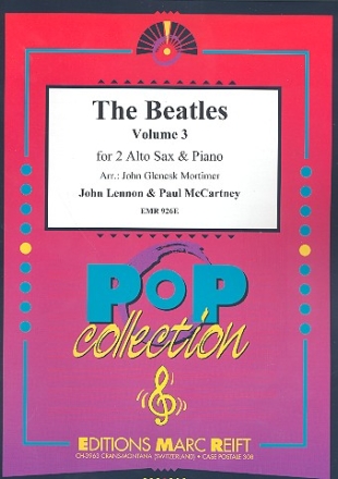 The Beatles vol.3 for 2 alto saxopnones and piano parts