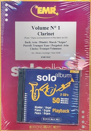 10 Solo Album vol.1-10 (+2 CD's) for clarinet and piano