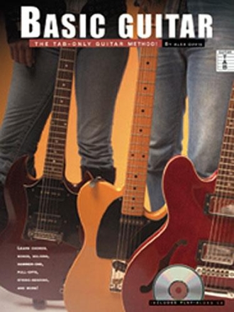 Alex Davis: Basic Guitar - The TAB-Only Guitar Method! Guitar Tab Tuition Books/Guitar & Bass/Guitar Tab